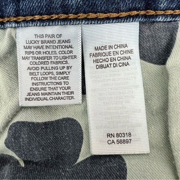 Lucky Brand Men’s 410 Athletic Fit Blue Jeans Sz W36/L32 Actual Inseam 31” - Picture 7 of 10